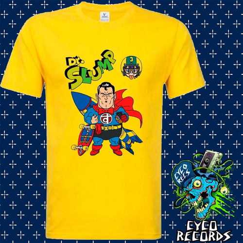 Dr Slump - Suppaman Amarilla - Animacion - Polera- Cyco Reco