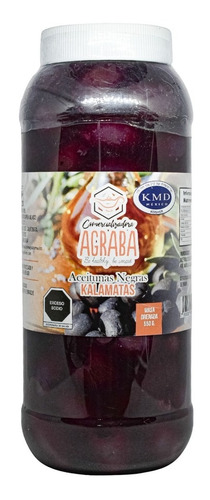 Aceituna Negra Sin Hueso Kalamata Kosher 1kg