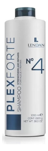 Lendan Shampoo Plex-forte #4 1000 Ml Fortalece Y Repara