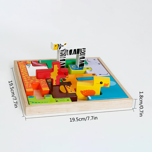 X Educación Temprana Para Niños Del Rompecabezas Tridimensio
