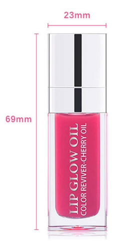 3 Lip Glow Oil Para Labios Secos, Hidratante, No Pegajoso,