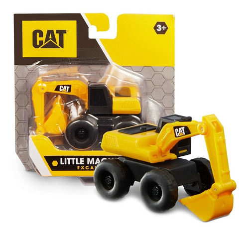 Mini Maquina De Juguete Cat Excavadora 7cm Para Niños Febo