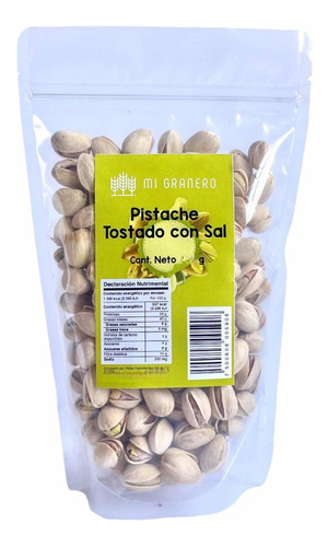 Pistache Tostado Y Salado Premium 250 Gramos