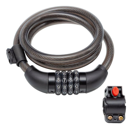Cadeado Segredo Gta Tranca 1 Metro X 12mm Preto Com Suporte