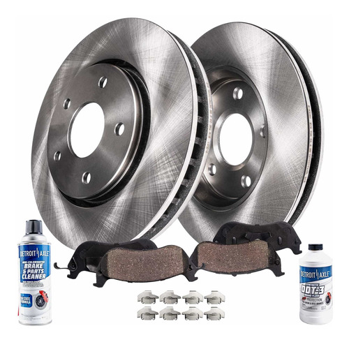 Detroit Axle Pair (2) 286mm Front Disc Brake Kit Rotors W/ce