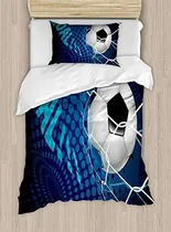 Comprar Colchas Y Cubrelechos Juego De Funda De Edredón De Fútbol