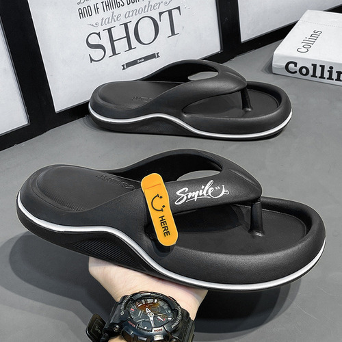 Zh Cómodas Zapatillas / Sandalias Smile