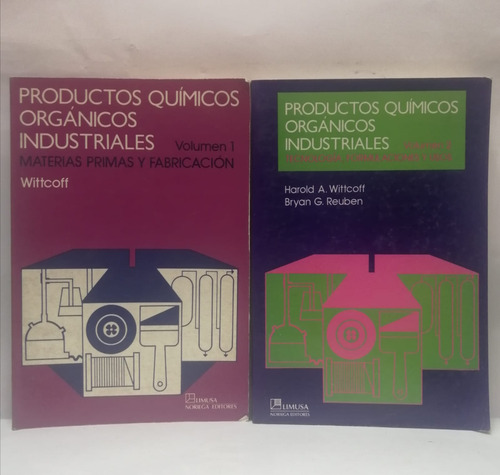 Libro Productos Quimicos Organicos Industriales - 1 Y 2 Vol