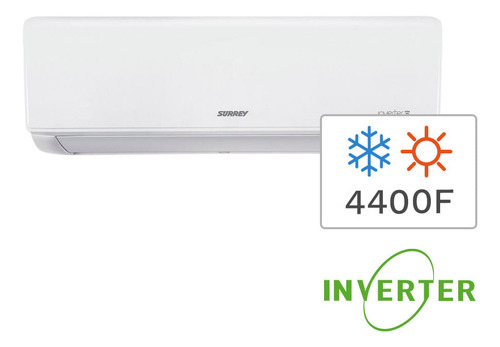 Aire acondicionado Surrey Residencial split inverter frío/calor 4400 frigorías blanco 220V 553GIQ1801F
