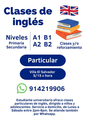 Clases De Inglés Dirigido A Niños Y Adolescentes