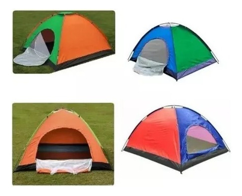 Carpa Camping Dos Personas Adultas 200 X 120 X 110 Cm