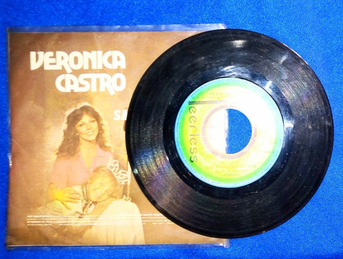 Disco De Vinilo 45 Rpm Verónica Castro Mi Pequeño Ciclón (Usado)