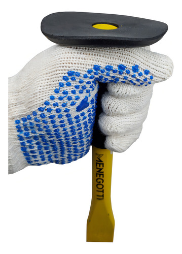 Cincel Cortafierro Plano Punta 19cm Largo 25cm Empuñadura
