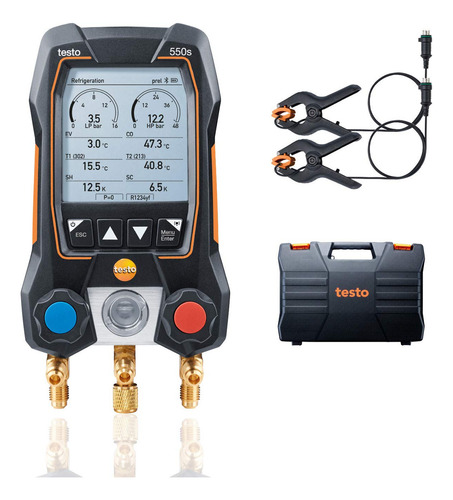 Conjunto De Medidores De Corrente Alternada Testo 550s