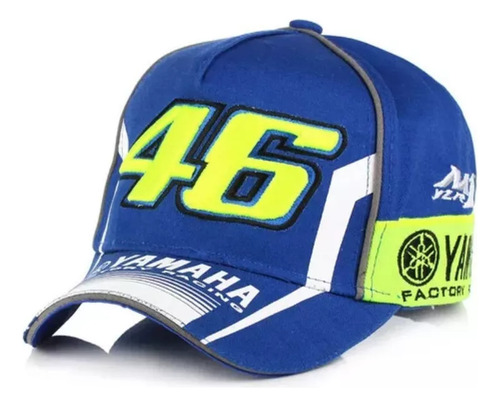 K Gorra Yamaha Racing Ajustable, Resistente Al Viento Y Al