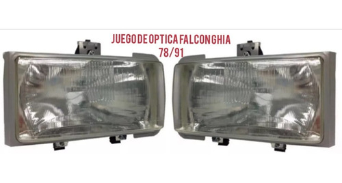 Juego De Óptica  Para Ford Falcon Ghia Modelo 1982/1991