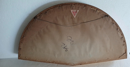 Antigua Abaniquera Colección Abanico Nacarado Pintado A Mano (Usado)
