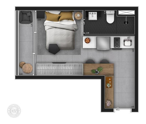 Studio Residencial Para Venda, Moema, São Paulo - St6811. - St6811-inc