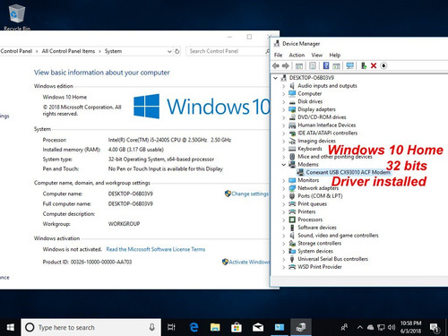 Módem De Fax De Datos Externo Usb 56k Dial Up Para Windows