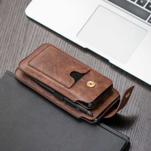 Funda Cinturon Delgada Doble 2 Para Motorola Edge 30 Fusion