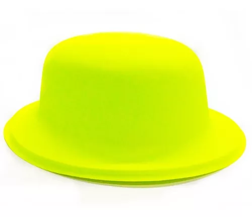 Chapeu Plastico Coquinho Neon - Laranja - Atacado Contini