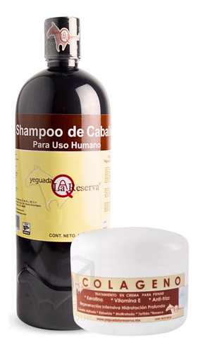 Shampoo De Caballo Negro+ Colágeno Grande Yeguada La Reserva