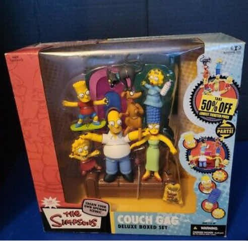 Simpsons En El Sofá De Mcfarlane Toys (Usado)
