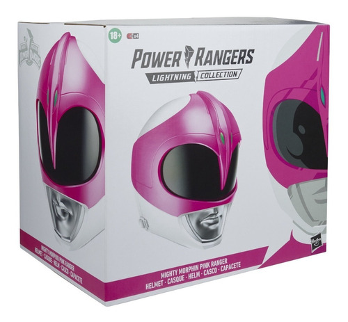 Power Rangers Casco Ranger Rosada Lightning Collection