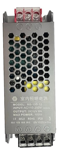 Fuente De Alimentacion Iluminacion Led 12v 100w