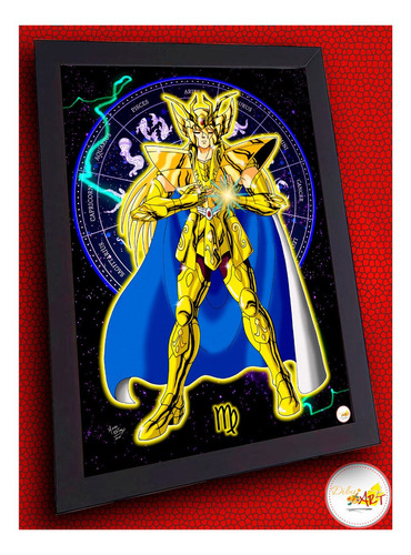 Imagen 6 de 10 de Cuadros Decorativos A4 (30x20cm) Saint Seiya - Dibujart