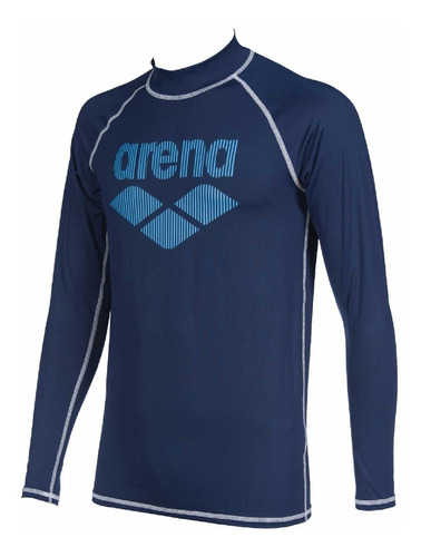 Remera Hombre Poliéster Elástico Lycra Protección Uv Arena