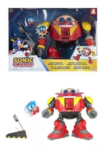 Bonecos Sonic Originais Importado Kit 3 Mecha Eggman 30 Anos