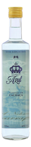 Kit 6 Cachaças Sangue Azul Família Carra 500 Ml