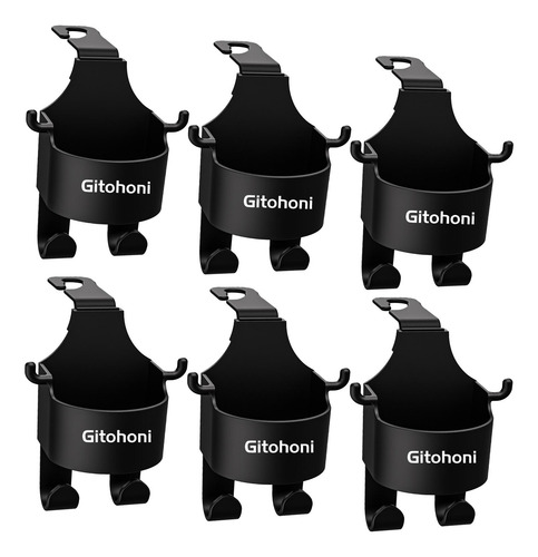 6 Ganchos Para Colgar Vasos De Agua De Coche, Extensores De