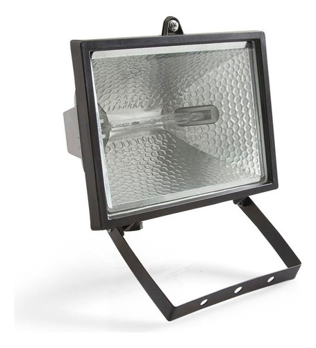 Reflector Halogeno 500 W Sin Lámpara Negro A Elección/ Sin Lámpara