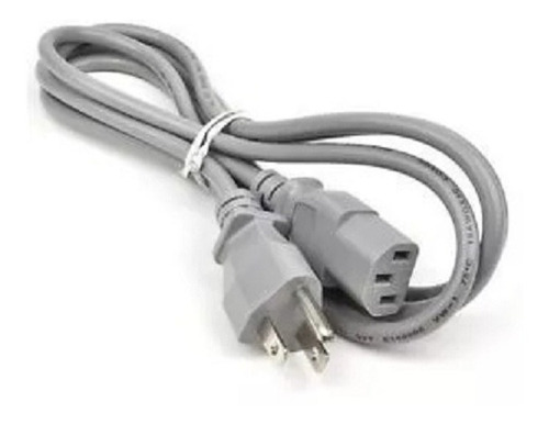 Cable De Poder Para Pc Monitor 1.82 Mts Gris - Oferta