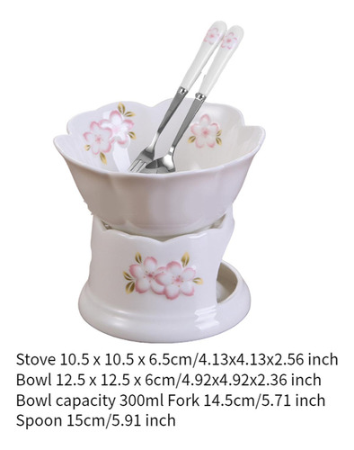 Olla Para Fondue De Chocolate, Olla Para Cuenco Olla Blanca