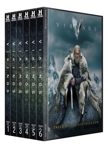 Vikingos Temporadas 1 2 3 4 5 6 En Dvd Latino/ingles Subt Es