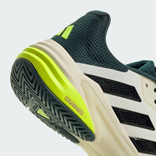 Zapatillas Adidas Tenis Barricade 13 Hombre Blanco Jh5129