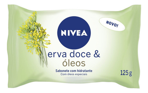 5x Nivea Sab Em Barra Erva Doce & Óleos 125 G 1 X 125 G