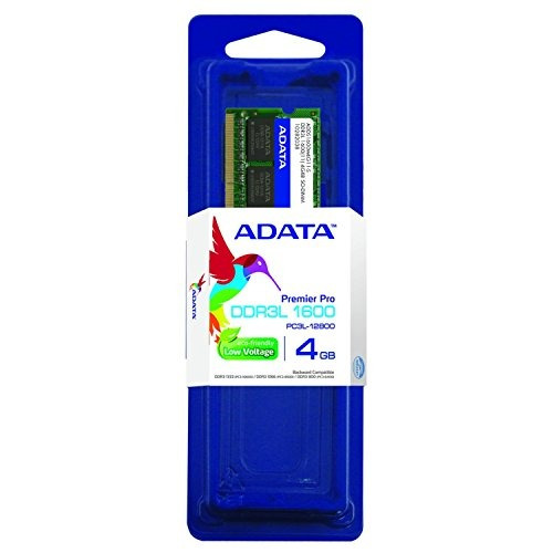 Memoria Ram Adata Premier Ddr3l 4 Gb So-dimm 1600 Mhz