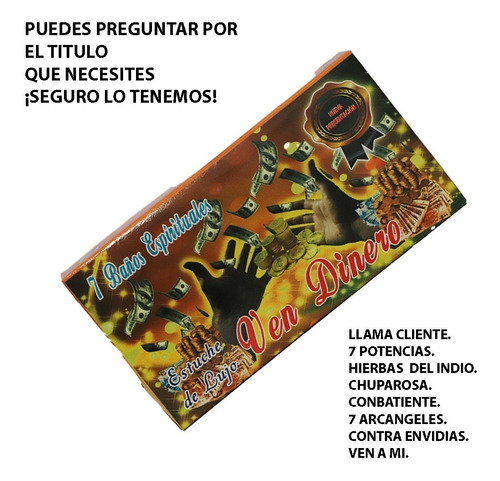 Imagen 4 de 7 de Baños Espirituales Estuche