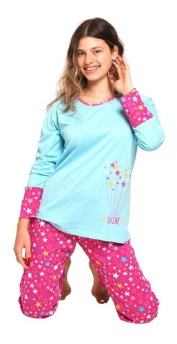 Pijama Mujer Inv. M/larga P/largo Combinado  Jovanna 3212e