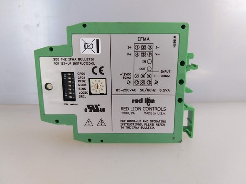 Imagen 2 de 3 de Convertidor De Frecuencia Analógico Ifma0065 Red Lion