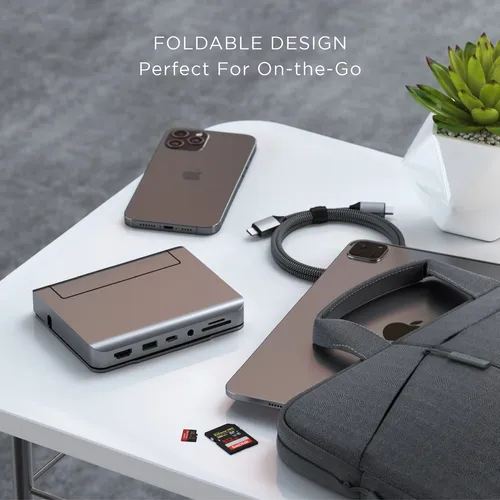 Soporte Y Hub Usb C Hub Satechi De Aluminio Para iPad Pro 6