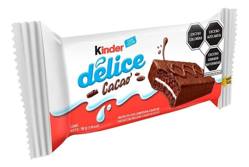 Pastelito Kinder Délice Cacao 39g