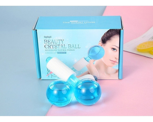 Kit Masajeador Facial Hielo Relajación Linfática