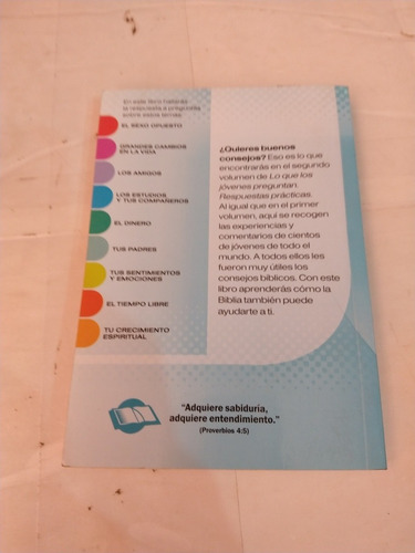 Lo Que Los Jóvenes Preguntan Volumen 2 Ed La Torre Del Vigía (Usado)