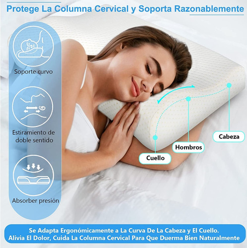 Imagen 8 de 10 de Almohada Viscoelástica Con Forma De Mariposa Para Protección