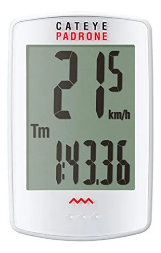 Cat Eye Padrone Wireless Bike Computer White